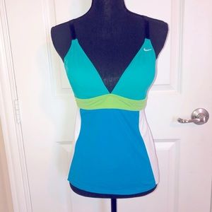 Nike Sports Top Size 8 V-neck Racer-back